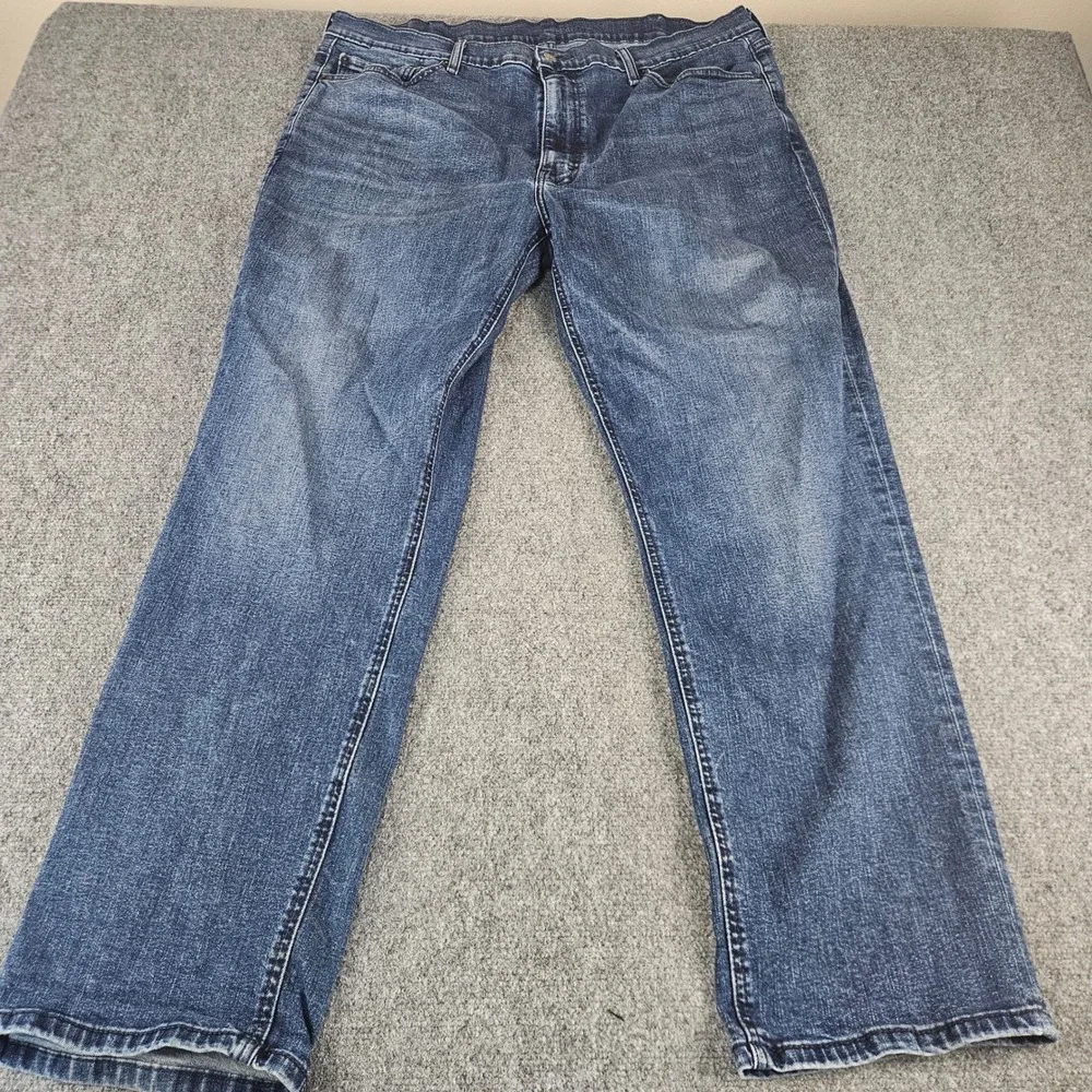 Levis Mens‎ 541 Athletic Taper Medium Wash Blue Denim Jeans W42 L32 Stretch